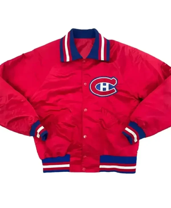 Milford 90’s Montreal Canadiens Red Varsity Jacket