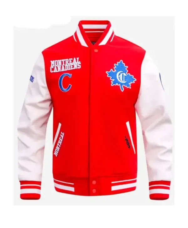 Montreal Canadiens Retro Classic Rib Red Jacket