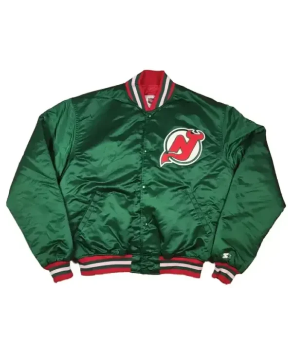 New Jersey Devils Green Varsity Jacket