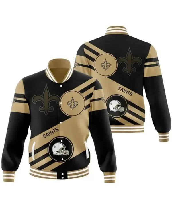 New Orleans Saints Sandrine Wool Varsity Jacket