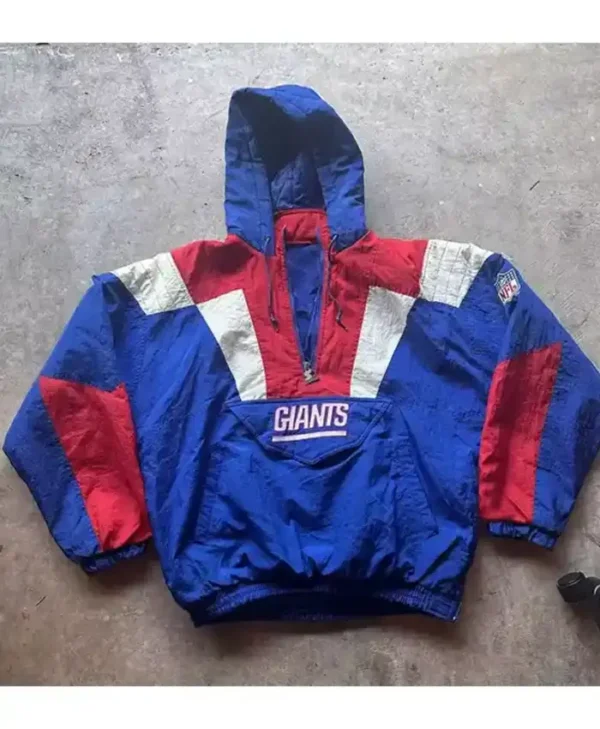 New York Giants Starter Pro Line Hooded Jacket