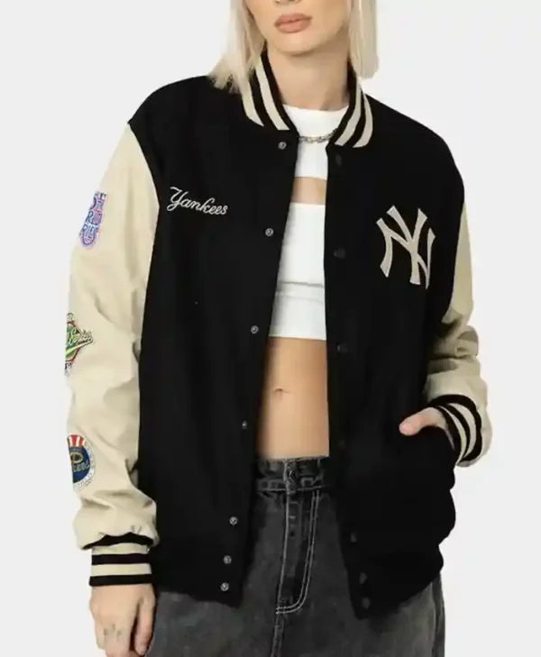 New York Yankees World Series Black Varsity Jacket