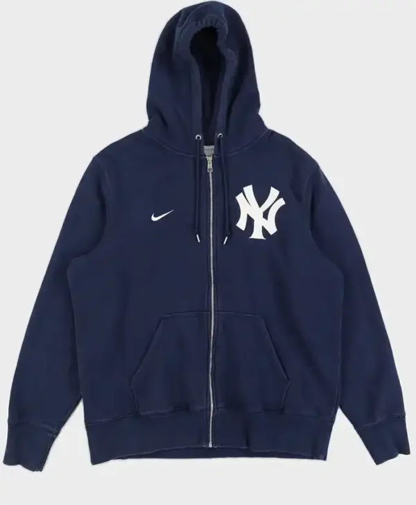 New York Yankees Zip Up Navy Blue Jacket