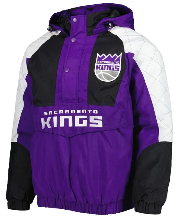 Oceane Sacramento Kings Vintage Starter Hooded Jacket