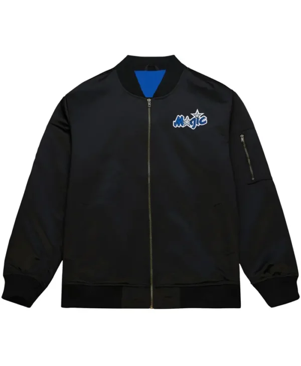 Orlando Magic Full Zip Black Bomber Jacket