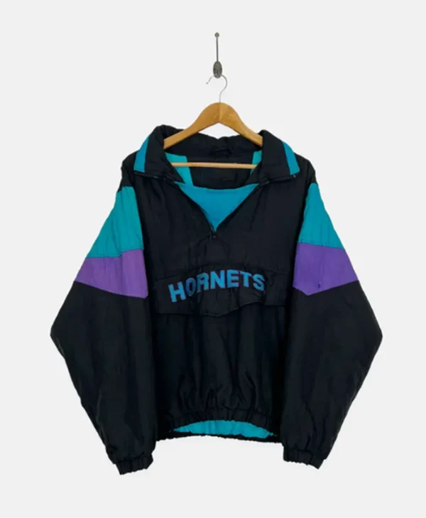 Quentin Charlotte Hornets Vintage Starter Jacket