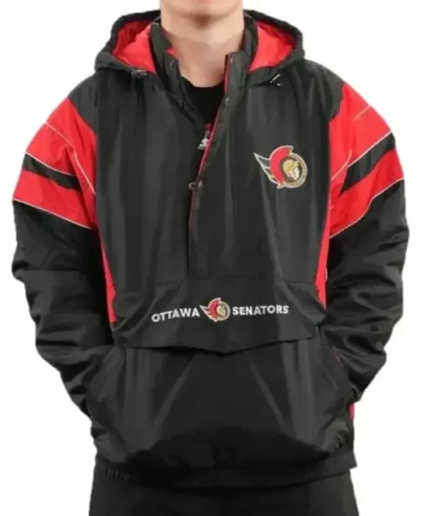 Schroeder NHL Ottawa Senators Pullover Black Jacket