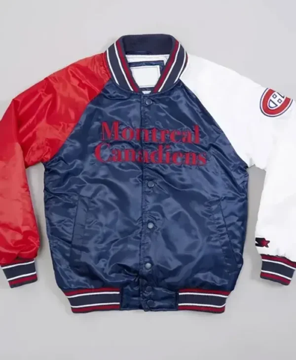 Trudie Montreal Canadiens Youth Varsity Jacket