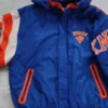 Vintage Knicks Blue And Orange Starter Hooded Jacket