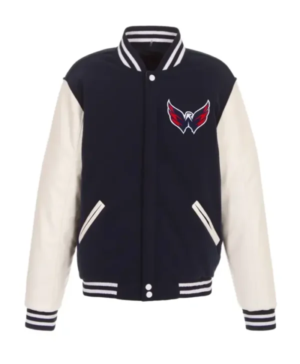 Washington Capitals Wool Letterman Varsity Jacket