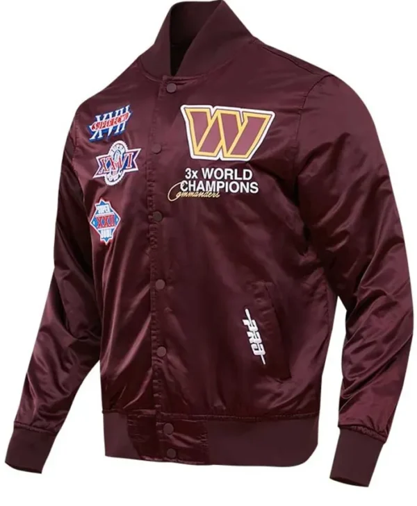 Washington Commanders Championship Satin Jacket