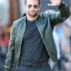 Bradley Cooper Green Bomber Leather Jacket