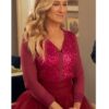 Carrie Bradshaw TV Series And Just Like That S03 Sarah Jessica Parker Pink Sequin Cardigan