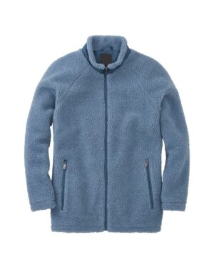 Mens Blue Sherpa Jacket