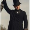 Louis Partridge House of Guinness Black Coat